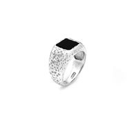 Anillo Giovanni Raspini Hombre LINEA UOMO in Plata Onice 11644/20 - 11644/20
